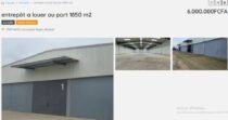 UN ENTREPOT BATI SUR 1850M² EN ZONE PORTUAIRE